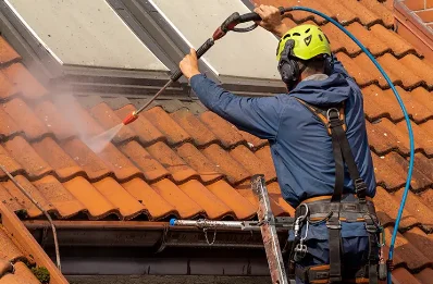 Démoussage et hydrofuge de toiture à Urdos